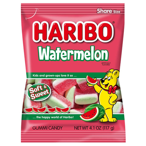 Haribo Watermelon Gummi Bag (CASE OF 12 x 117g)