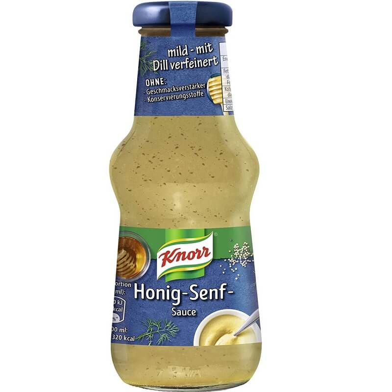 Knorr Honey Mustard Dill Bottle (CASE OF 6 x 250ml)
