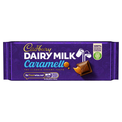 Cadbury Caramello  HEAT SENSITIVE ITEM. PLEASE ADD ITEM 122942 TO THE ORDER TO TRY TO PROTECT CHOCOLATES FROM HEAT DAMAGE. (CASE OF 48 x 47g)