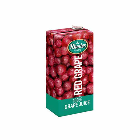 Rhodes Red Grape Fruit Juice (CASE OF 6 x 1l)