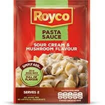 Royco Dry Pasta Sauces Sour Cream and Mushroom (CASE OF 24 x 45g)