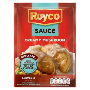 Royco Dry Sauces Creamy Mushroom (CASE OF 24 x 38g)