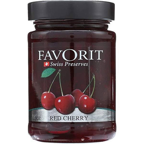 Favorit Premium Preserves Red Cherry (CASE OF 6 x 350g)