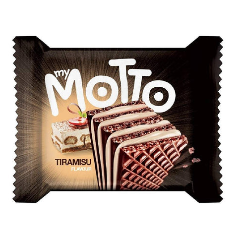 My Motto Motto 3 Pack Tiramisu Wafers (CASE OF 10 x 102g)