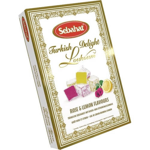 Sebahat Rose and Lemon Turkish Delight (CASE OF 12 x 200g)
