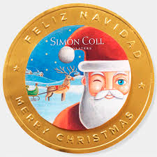 Simon Coll Santa Medallion Coin (CASE OF 15 x 60g)