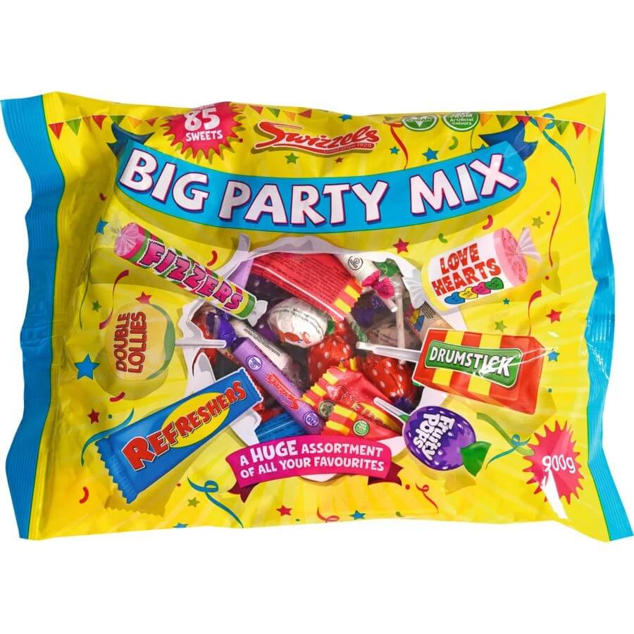 Swizzels Matlow Big Party Mix Bag (CASE OF 6 x 900g)