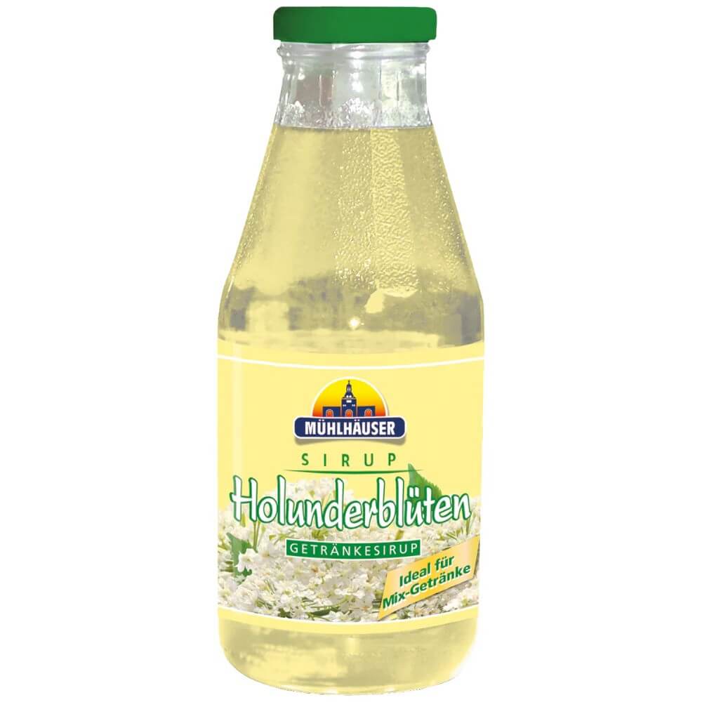 Muelhauser Fruchtsirup Holunderbluten (CASE OF 12 x 500ml)