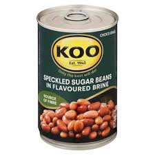 Koo Speckled Sugar Beans Can (CASE OF 12 x 410g)