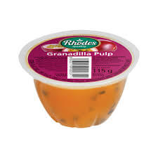 Rhodes Granadilla Pulp in Plastic Cup (CASE OF 24 x 115g)