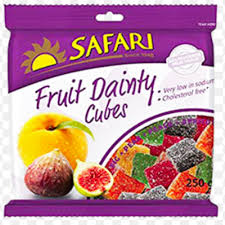 Safari Fruit Dainty Cubes (CASE OF 20 x 250g)