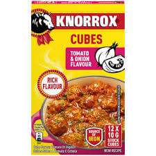 Knorrox Stock Cubes Tomato and Onion (CASE OF 20 x 120g)