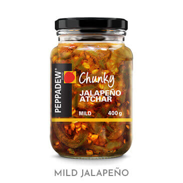 Peppadew Jalapeno Atchar Chunky Mild (CASE OF 12 x 400g)
