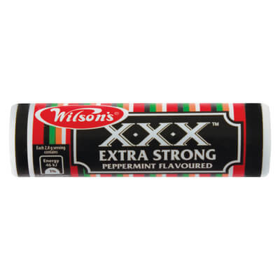 Wilsons XXX Lozenges Peppermint Extra Strong Roll (CASE OF 576 x 31g)