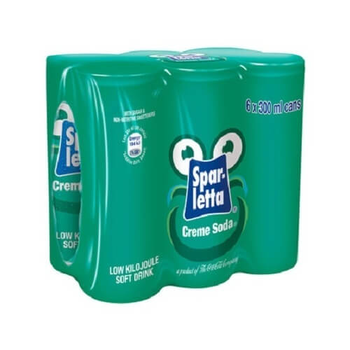 Sparletta Cream Soda 6pk Soft Drink (CASE OF 1 x 1800ml)