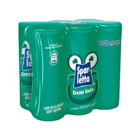 Sparletta Cream Soda 6pk Soft Drink (CASE OF 1 x 1800ml)