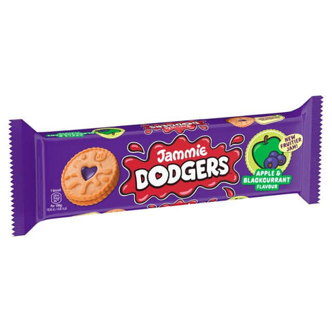 Burtons Jammie Dodgers Apple and Blackcurrant Biscuits (CASE OF 18 x 140g)