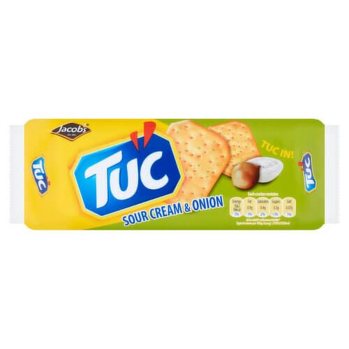 Jacobs Tuc Sour Cream Crackers (CASE OF 24 x 100g)