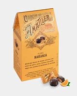 Amattler Orange Filled 70% Dark Chocolate Flowers in Tapered Box (CASE OF 9 x 72g)