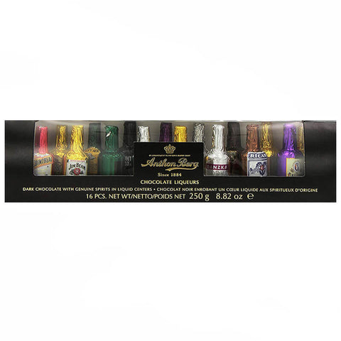 Anthon Berg Chocolate Liqueurs 16 Piece Tunnel Box (CASE OF 15 x 250g)