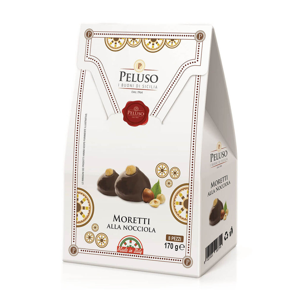 Dolci Peluso Morettti Chocolate Cookies with Hazelnuts Cream Al Nocciiola (Hazelnut) (CASE OF 12 x 170g)