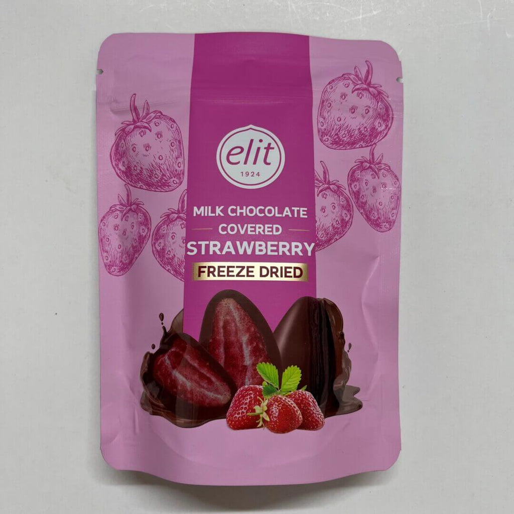 Elit Milk Chocolate Covered Strawberry Freeze Dried (CASE OF 12 x 80g)
