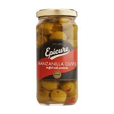 Epicure Manzanilla Olives Stuffed with Pimiento (CASE OF 12 x 235g)