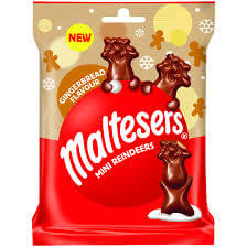 Mars Maltesers Mini Gingerbread Reindeers (CASE OF 24 x 59g)