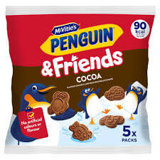 Mcvities Penguin and Friends Cocoa 5pk (CASE OF 7 x 100g)