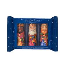Simon Coll 3 Wise Men Foil Wrapped Hollow Chocolate Gift (CASE OF 10 x 75g)