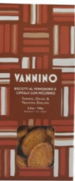Vannino  Tomato Onion and Pecorino Cheese Savory Biscuits (CASE OF 12 x 150g)