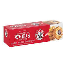 Bakers Strawberry Whirls (CASE OF 12 x 200g)