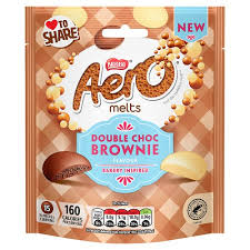 Nestle Aero Melts Brownie Pouch (CASE OF 8 x 86g)