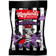 Maynards Black and White Liquorice Mix (CASE OF 10 x 130g)
