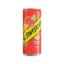 Schweppes Citrus Mix Drink Slim Can (CASE OF 24 x 330ml)