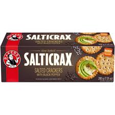 Bakers Salticrax Blackpepper (CASE OF 12 x 200g)