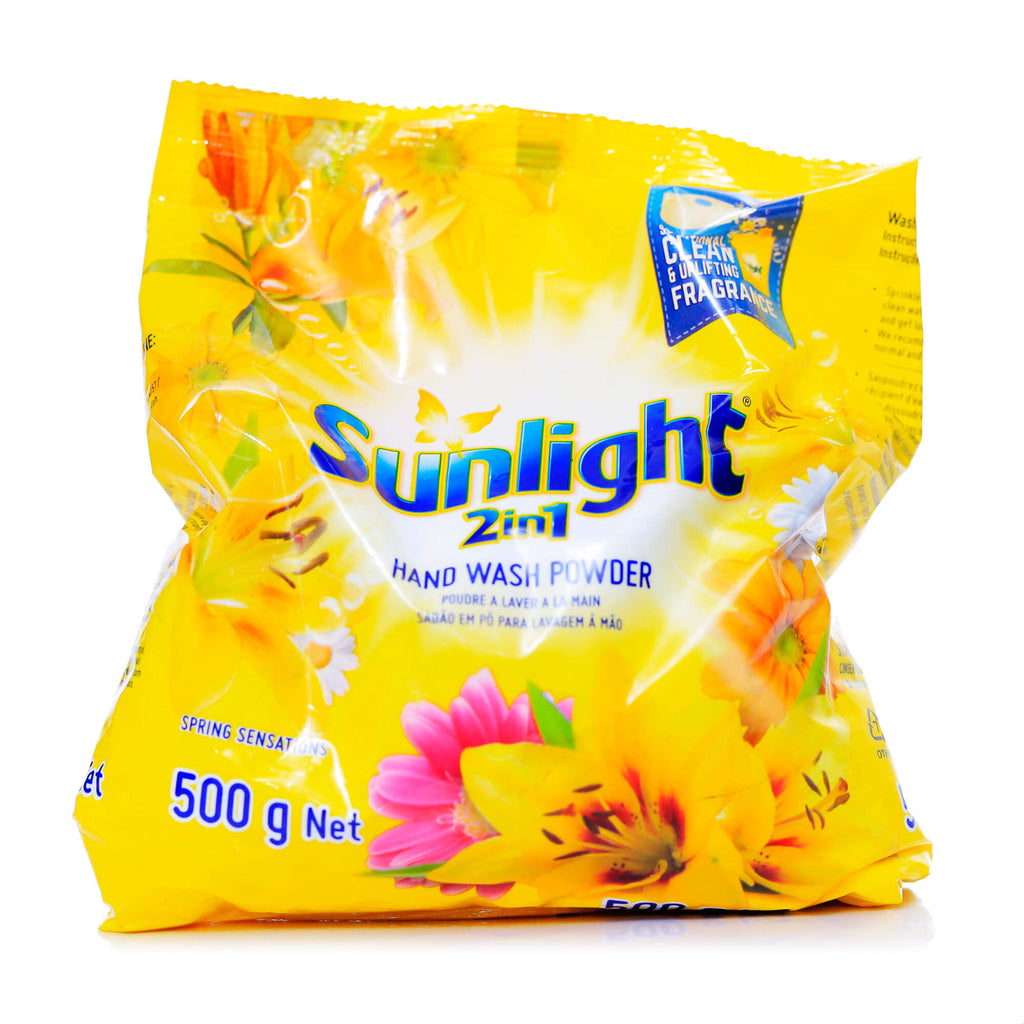Sunlight Washing Powder Hand Washing 2 in 1 Spring Sensation (CASE OF 6 x 500g)