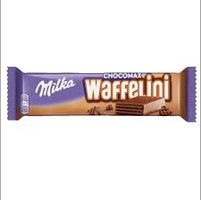 Milka Waffelini Chocomax with Alpen Milk Chocolate Dipped and Cocoa Cream (CASE OF 35 x 31g)