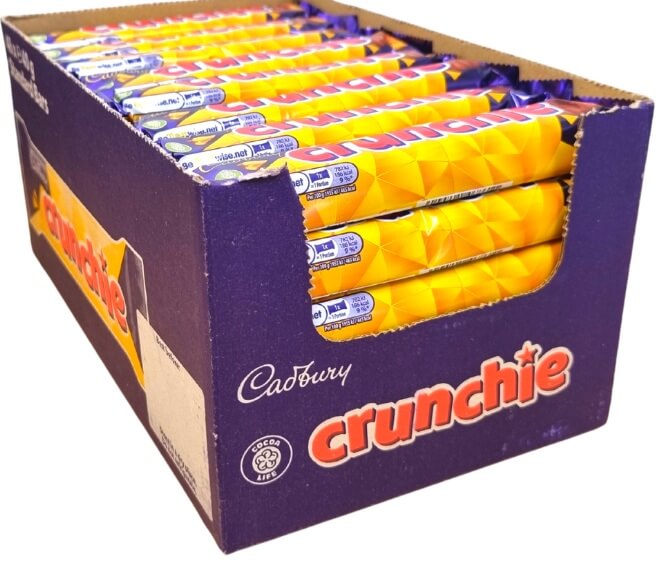 Cadbury Crunchie Bar CASE of 40 Units (CASE OF 1 x 1600g)