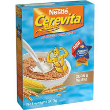 Nestle Cerevita Corn and Wheat Cereal (CASE OF 24 x 500g)