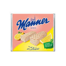 Manner Lemon Cream Wafers Pack (CASE OF 12 x 75g)