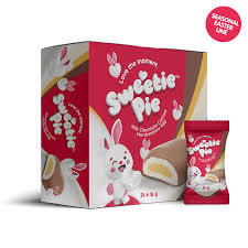 Beyers Sweetie Pie Vanilla Marshmallow Egg Coated in Milk Chocolate CASE OF (24X16g) (CASE OF 1 x 384g)