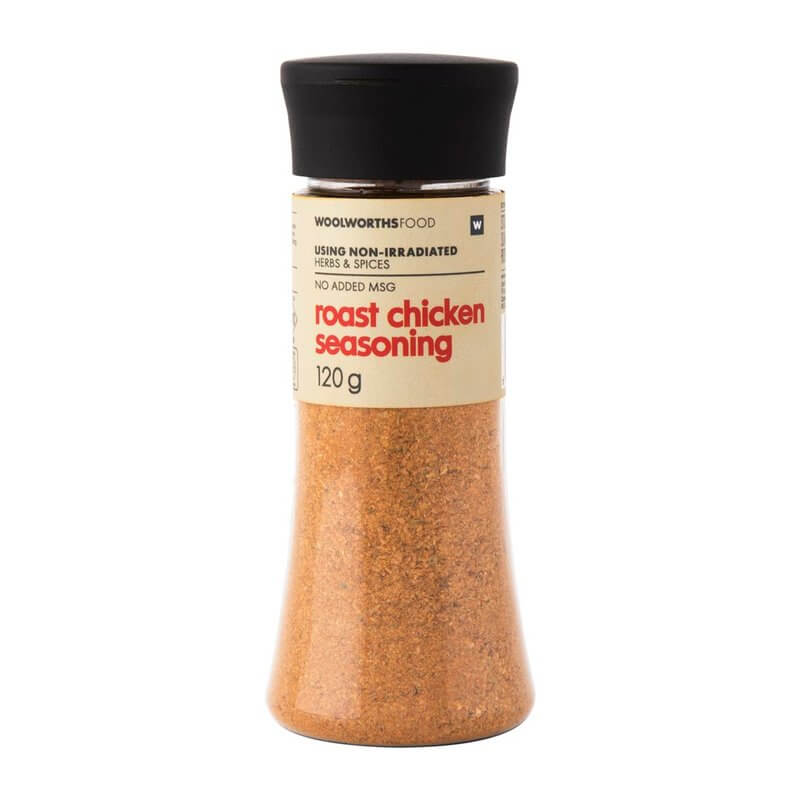 Woolworths Roast Chicken Seasoning Shaker (CASE OF 1 x 120g)
