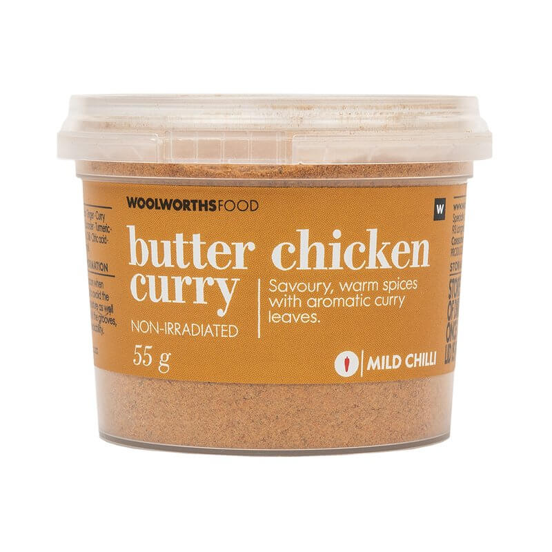 Woolworths Butter Chicken Curry Spice Blend (CASE OF 1 x 55g)
