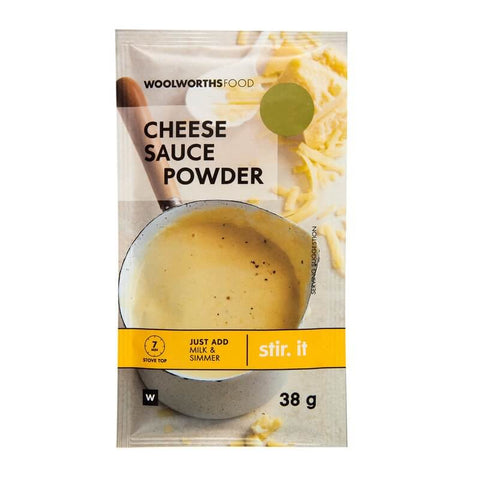 Woolworths Cheese Sauce Powder Sachet (CASE OF 1 x 38g)