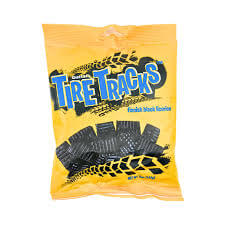 Gustafs Tire Tracks Black Liquorice (CASE OF 10 x 142g)