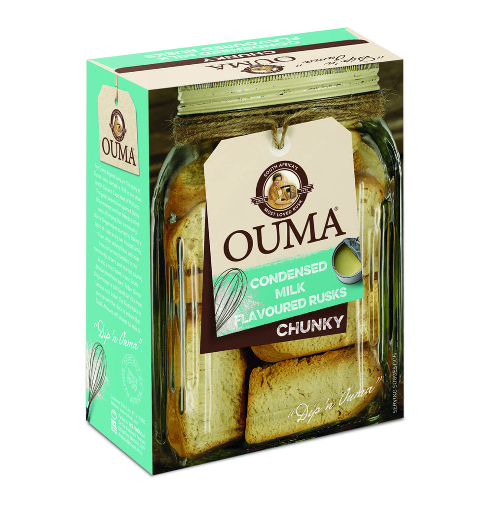 Nola Ouma Condensed Milk Flavored Chunky Rusks (CASE OF 12 x 500g)