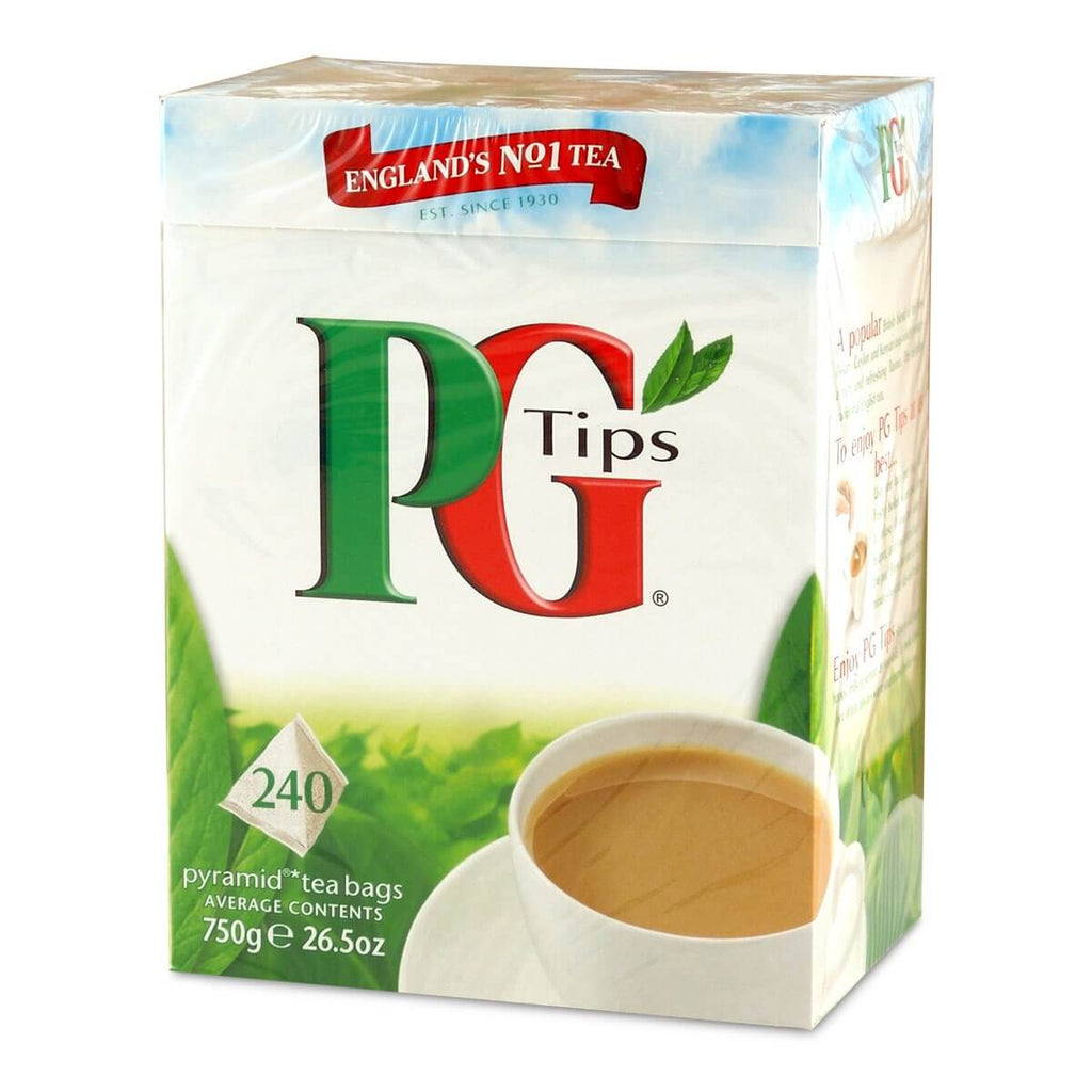 PG Tips Tea Original Giant Box (Pack of 240 Pyramid Tea Bags) (CASE OF 4 x 696g)