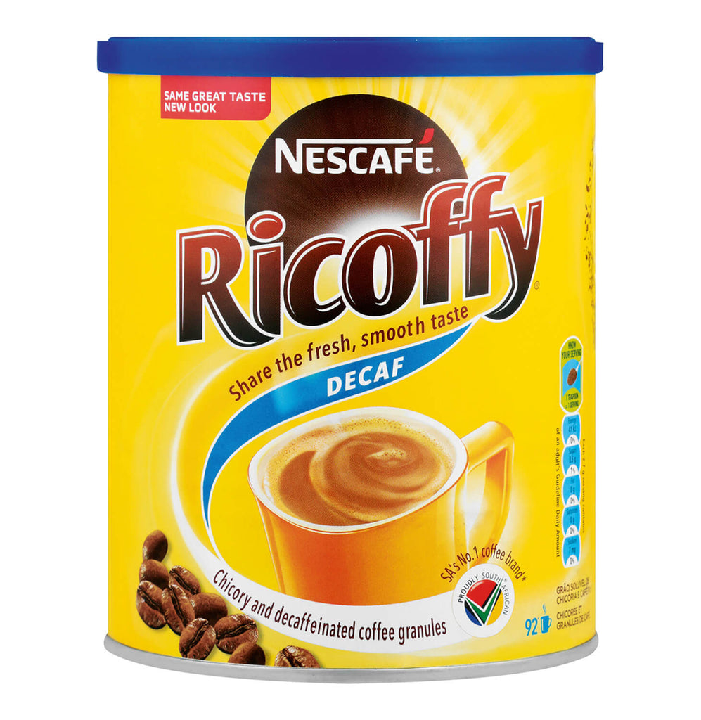Nestle Nescafe Ricoffy Decaf Small Cannister (Kosher) (CASE OF 6 x 250g)