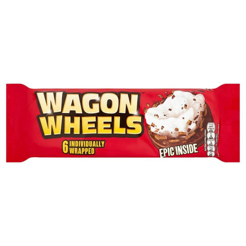 Burtons Wagon Wheels (Pack of Six Biscuits) (CASE OF 16 x 220g)